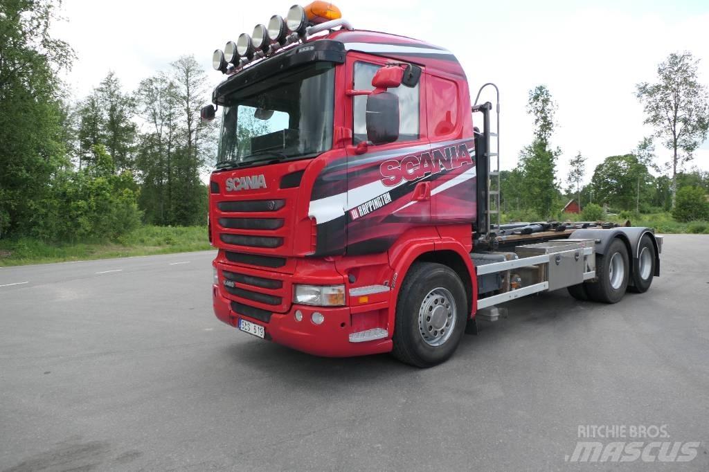 Scania R480lb6x2hsz Hákový nosič kontajnerov