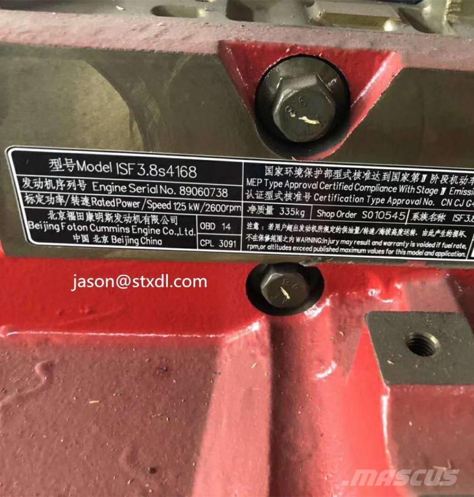 Cummins ISF3.8s4168 Motory