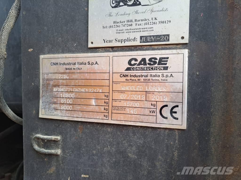 CASE 721 G Kolesové nakladače