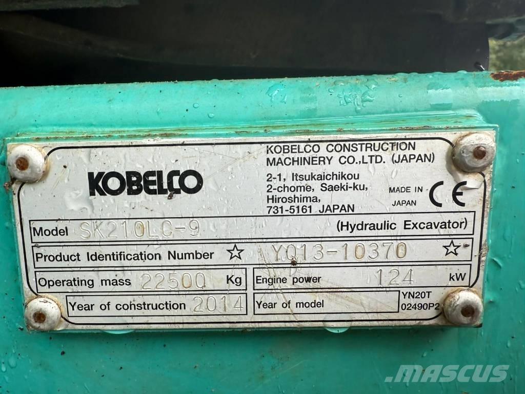 Kobelco SK 210 LC-9 Pásové rýpadlá