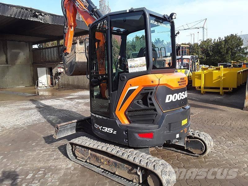 Doosan DX 35 Z Mini rýpadlá < 7t