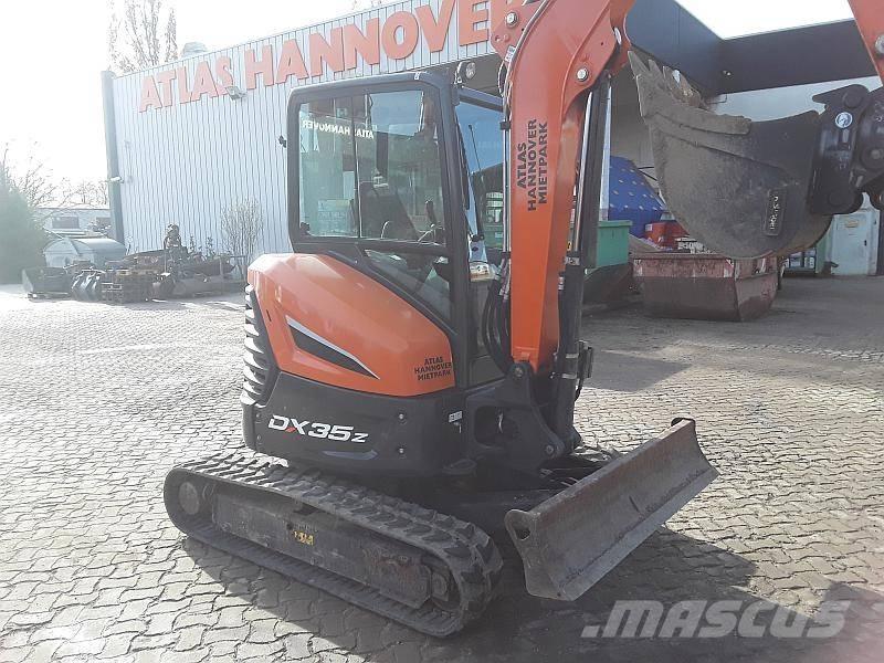 Doosan DX 35 Z Mini rýpadlá < 7t