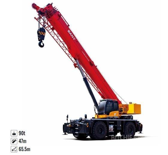 Sany SRE900 / 90 tons Univerzálne terénne žeriavy