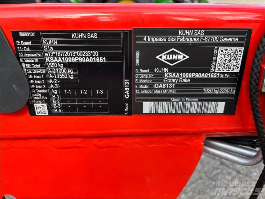 Kuhn GA 8131 Riadkovacie žacie stroje