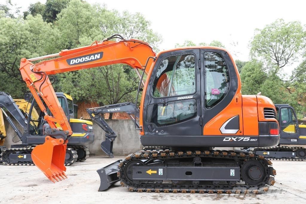 Doosan DX 75-9 C Mini rýpadlá < 7t