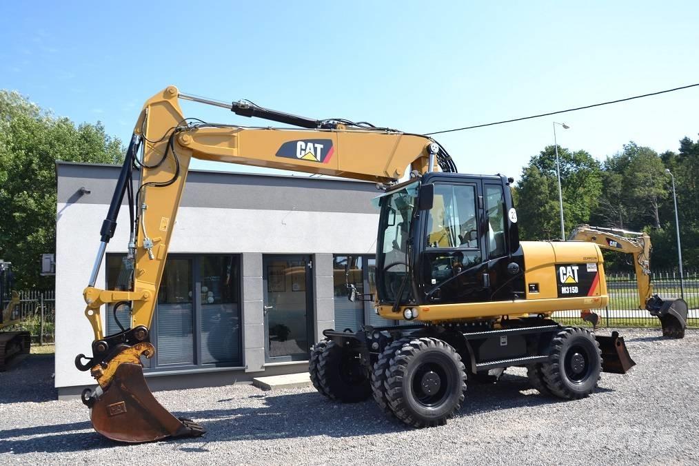 CAT M 315 D Kolesové rýpadlá
