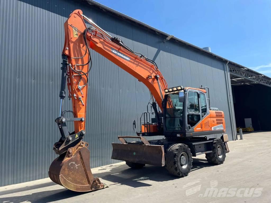 Doosan DX170W-5 Kolesové rýpadlá