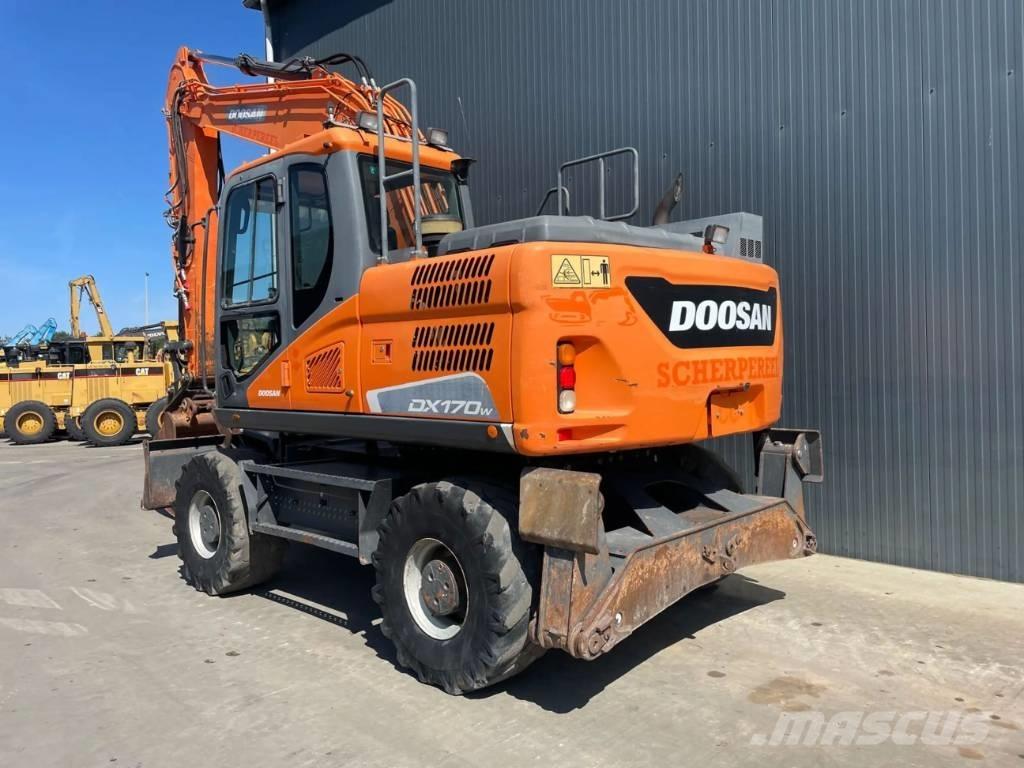 Doosan DX170W-5 Kolesové rýpadlá