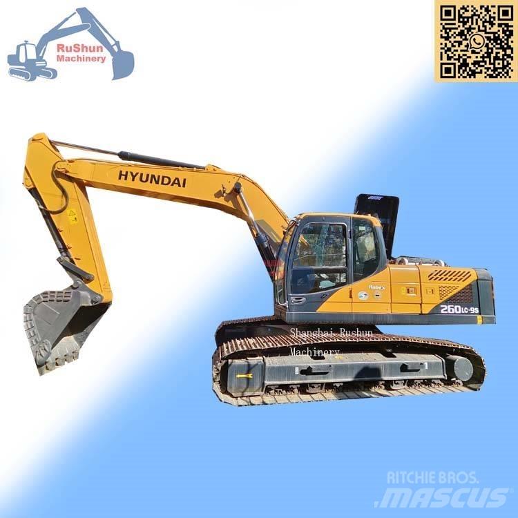 Hyundai 260 LC Pásové rýpadlá