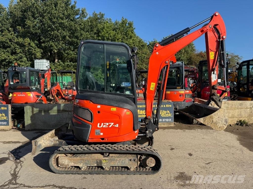 Kubota U 27-4 Mini rýpadlá < 7t