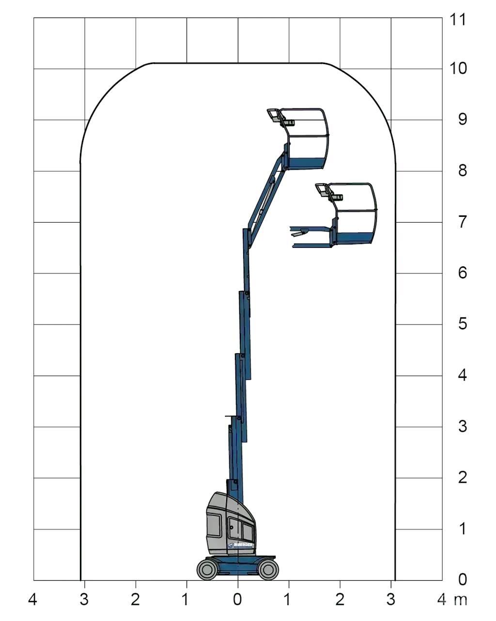 JLG Toucan 10E-L Kĺbové plošiny