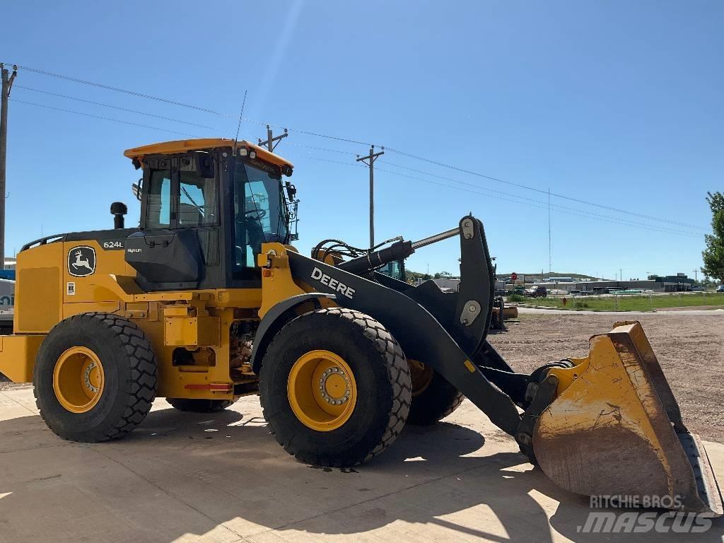 John Deere 624L Kolesové nakladače
