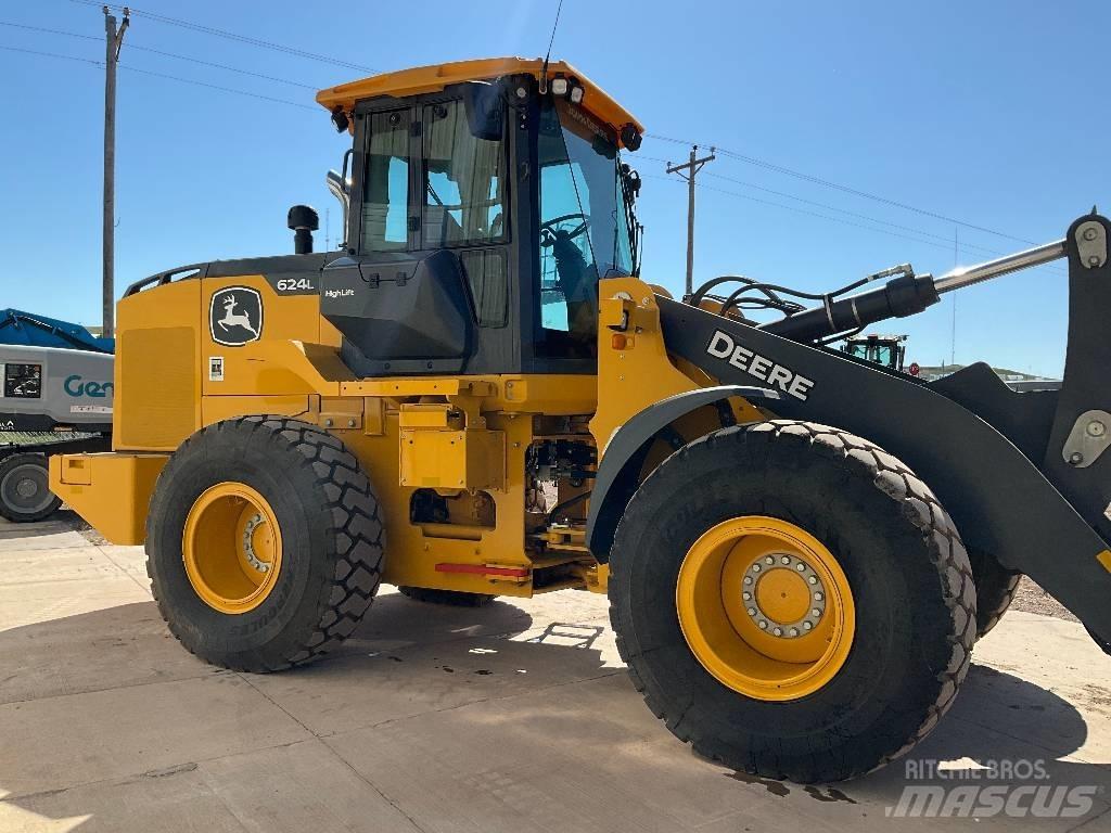 John Deere 624L Kolesové nakladače