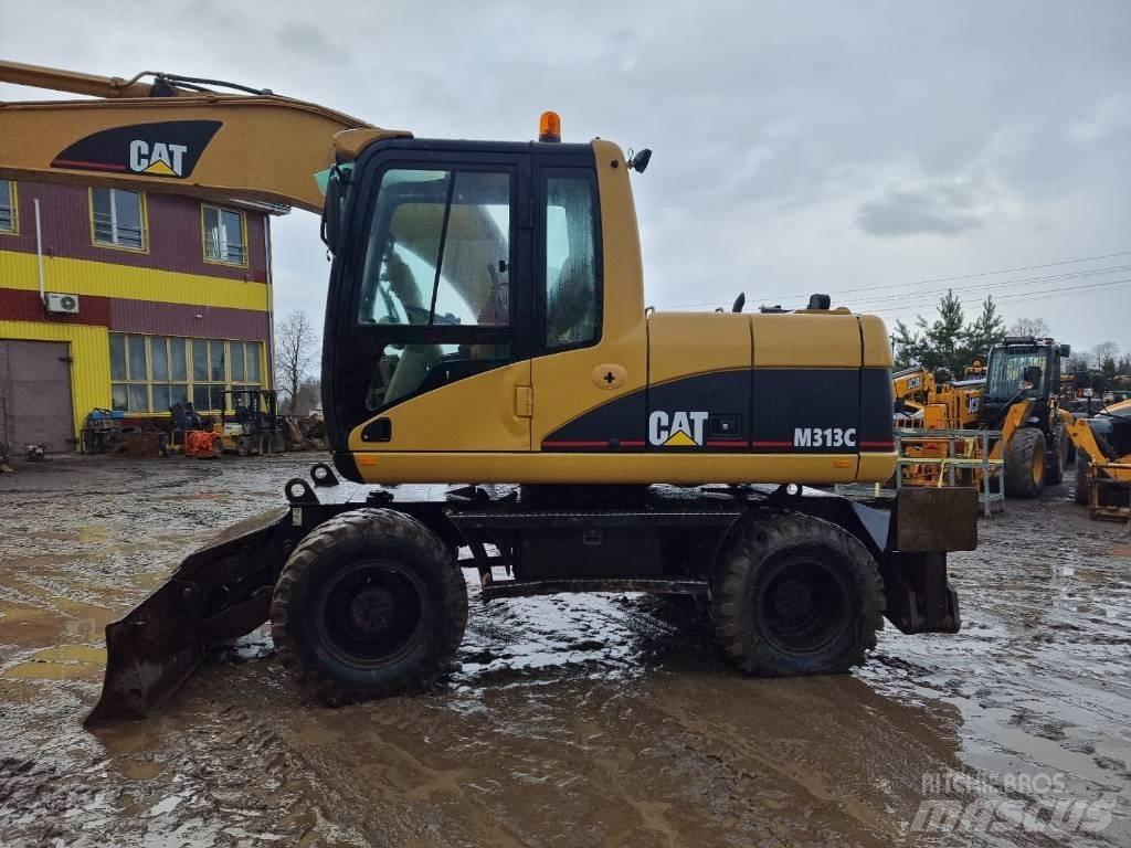 CAT M 313 C Kolesové rýpadlá