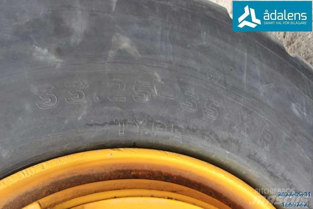  Dumper hjul 33.25-35 Pneumatiky, kolesá a ráfiky