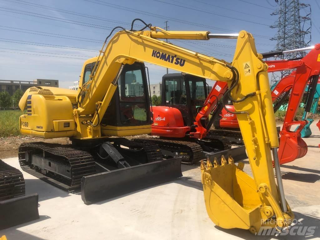 Komatsu PC 60 Pásové rýpadlá