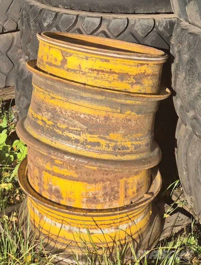 JCB 436 Pneumatiky, kolesá a ráfiky