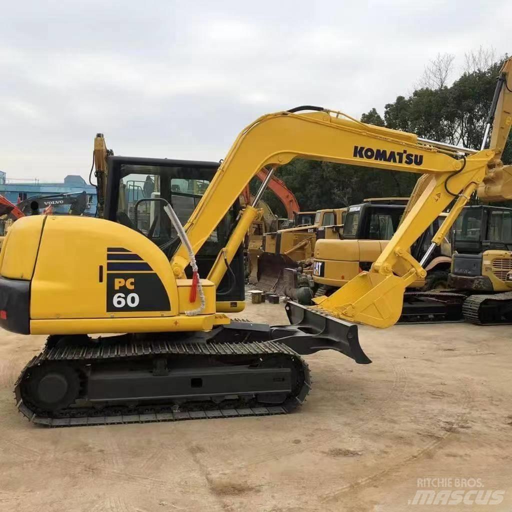 Komatsu PC 60 Pásové rýpadlá