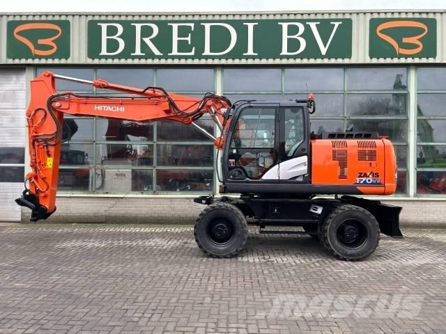 Hitachi ZX 170 W-6 Kolesové rýpadlá