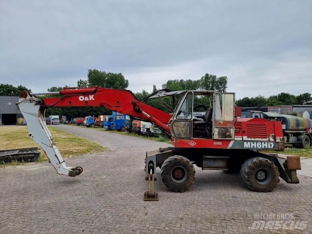 O&K MH6HD Kolesové rýpadlá
