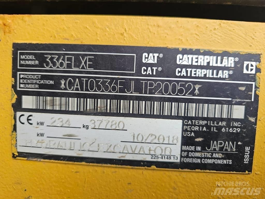 CAT 336 F L Pásové rýpadlá