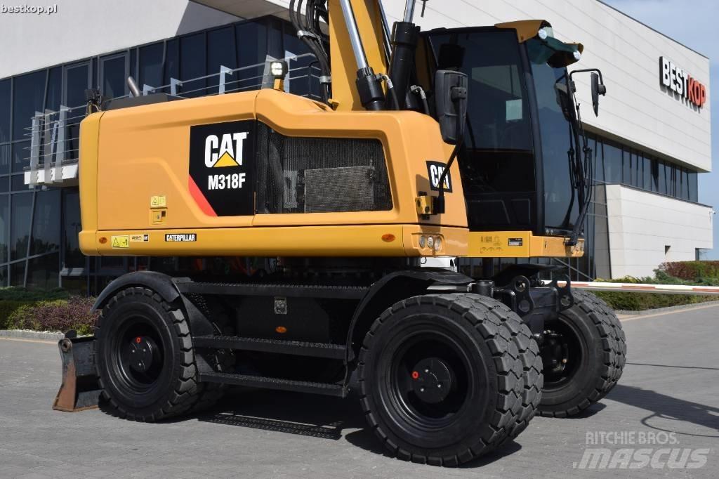 CAT M 318 F Kolesové rýpadlá