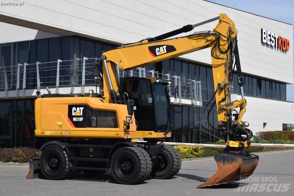 CAT M 318 F Kolesové rýpadlá