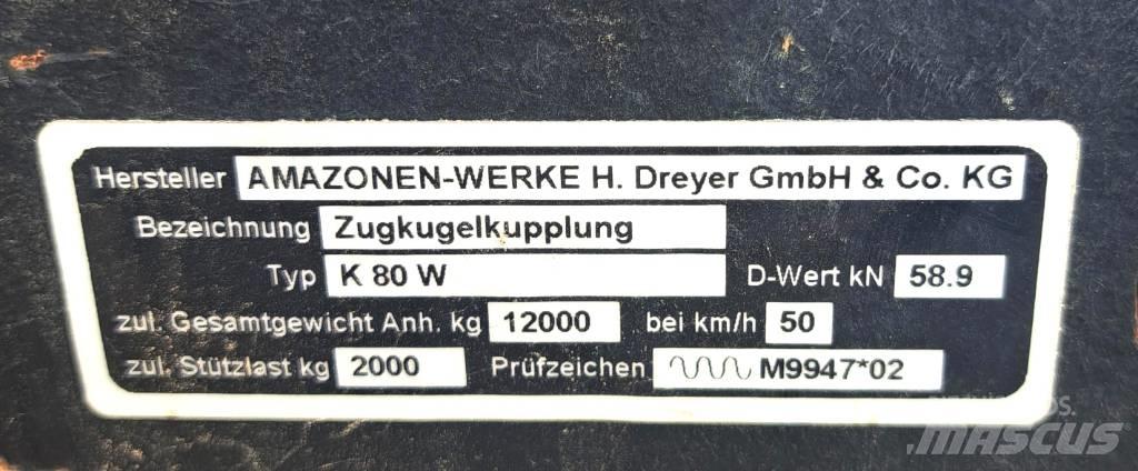 Amazone ZGB 8200 Rozmetadlá priemyselných hnojív
