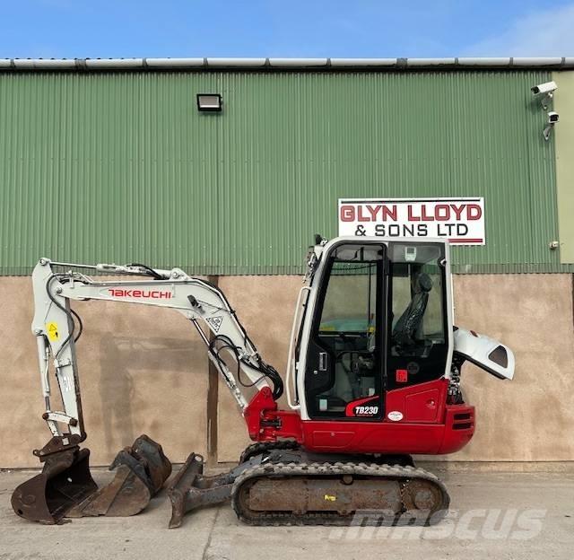 Takeuchi TB 230 Mini rýpadlá < 7t