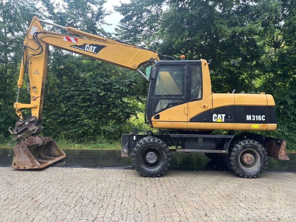 CAT M 316 C Kolesové rýpadlá