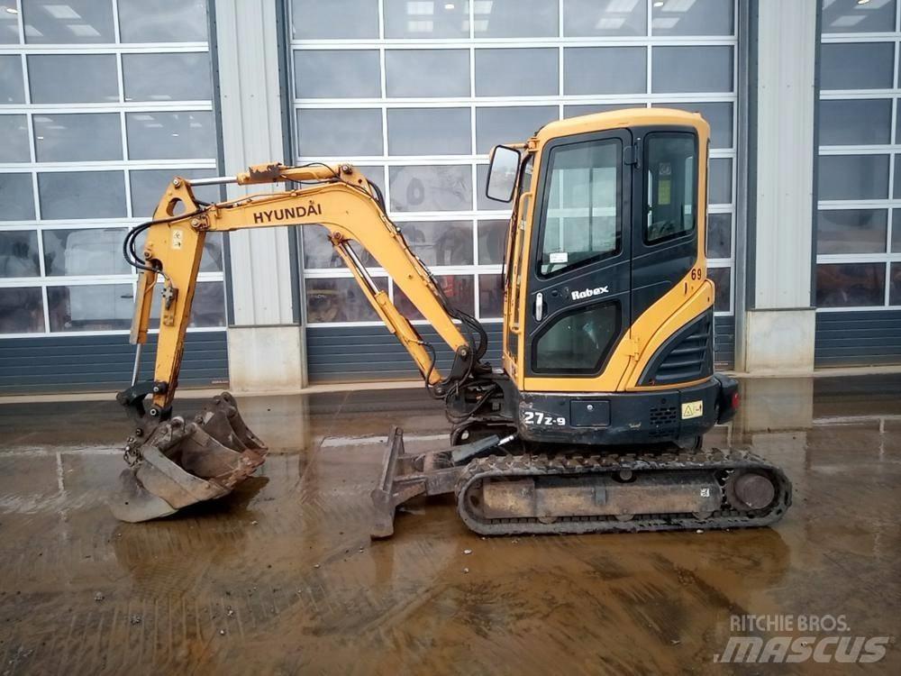 Hyundai Robex 27Z-9 Mini rýpadlá < 7t