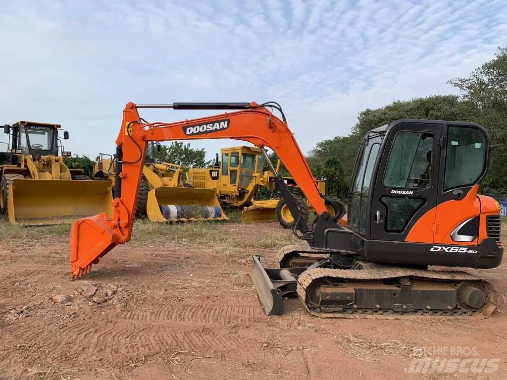 Doosan DX 55 Mini rýpadlá < 7t