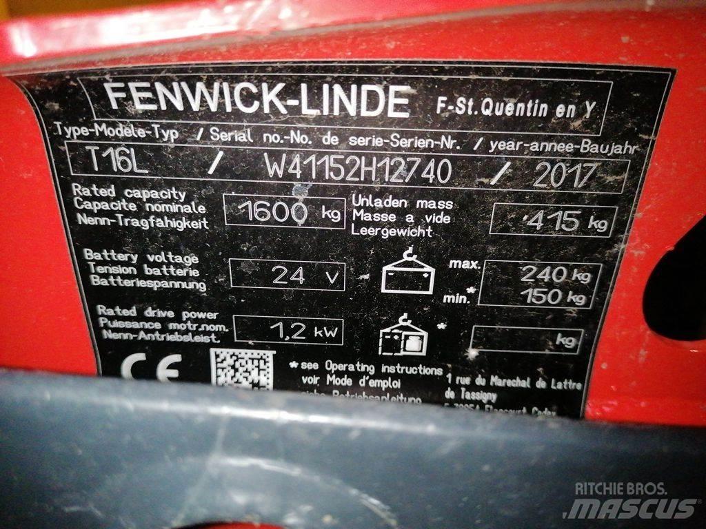 Linde T16L Nízkozdvižný vozík