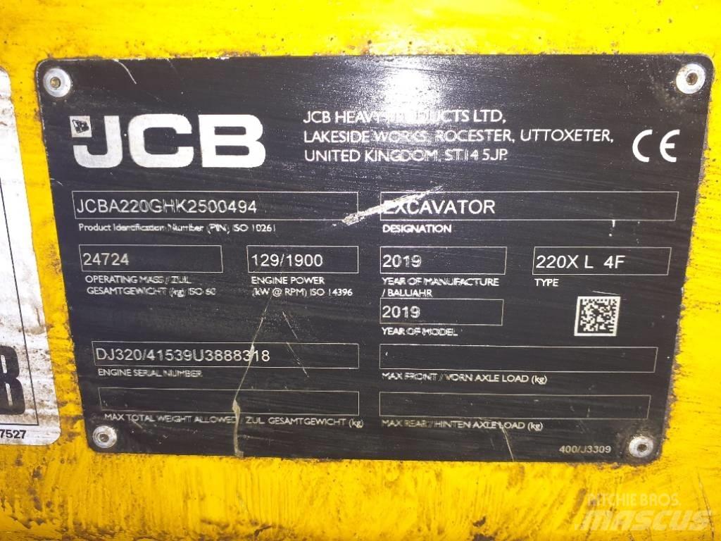 JCB 220X LC Pásové rýpadlá