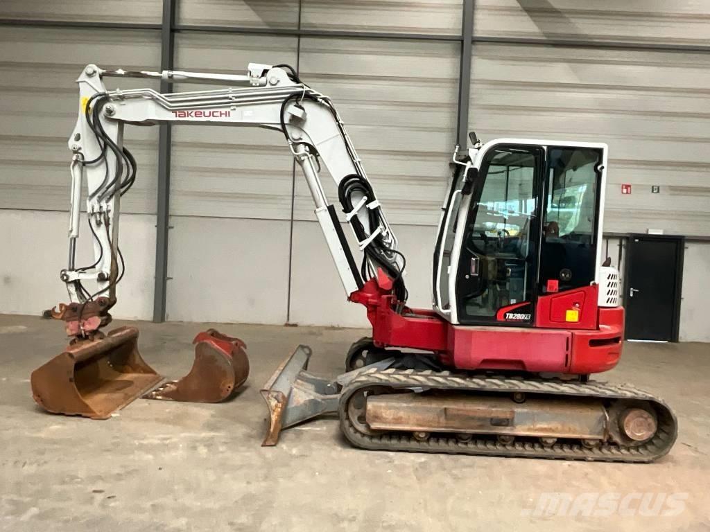 Takeuchi TB 280 FR Midi rýpadlá 7 t - 12 t