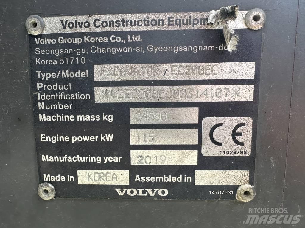 Volvo EC 200 EL Pásové rýpadlá