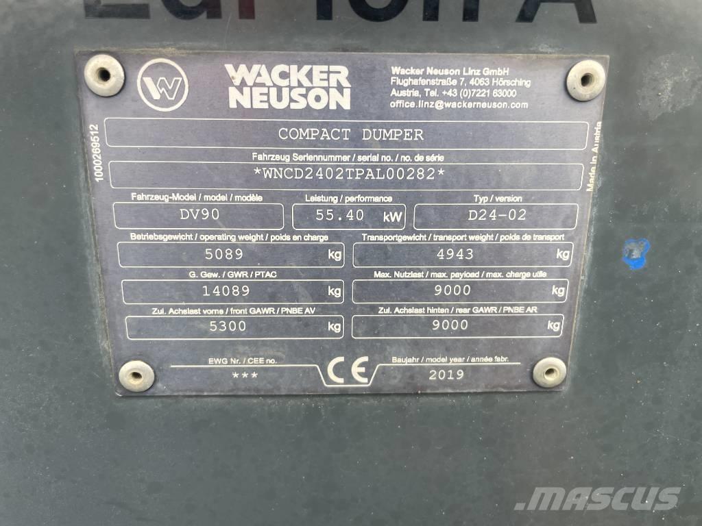 Wacker Neuson DV 90 Stavebné sklápače