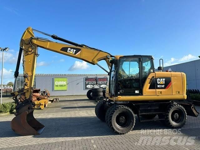 CAT M 314 F Kolesové rýpadlá