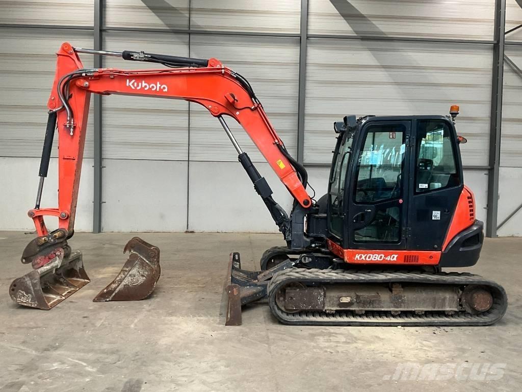 Kubota KX 080-4 A Midi rýpadlá 7 t - 12 t