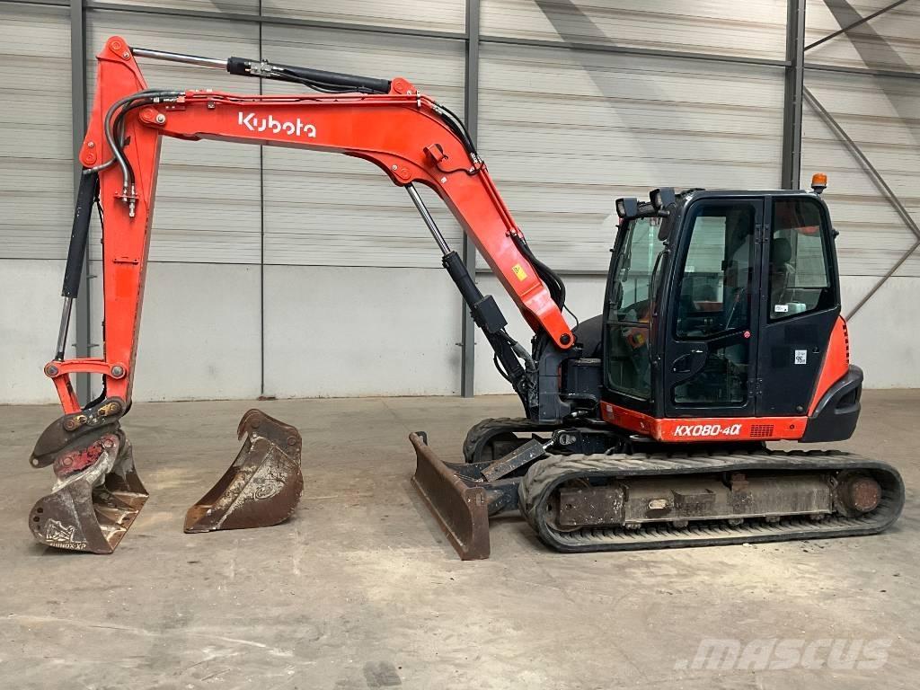 Kubota KX 080-4 A Midi rýpadlá 7 t - 12 t