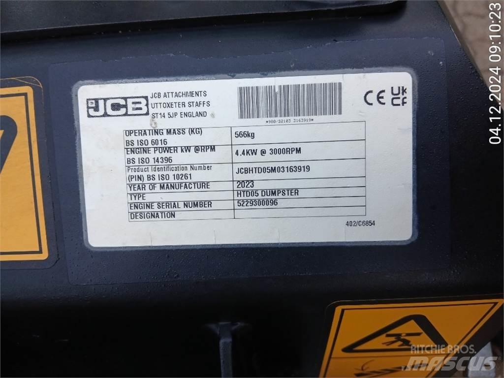 JCB HTD5 mit Tritt Stavebné sklápače