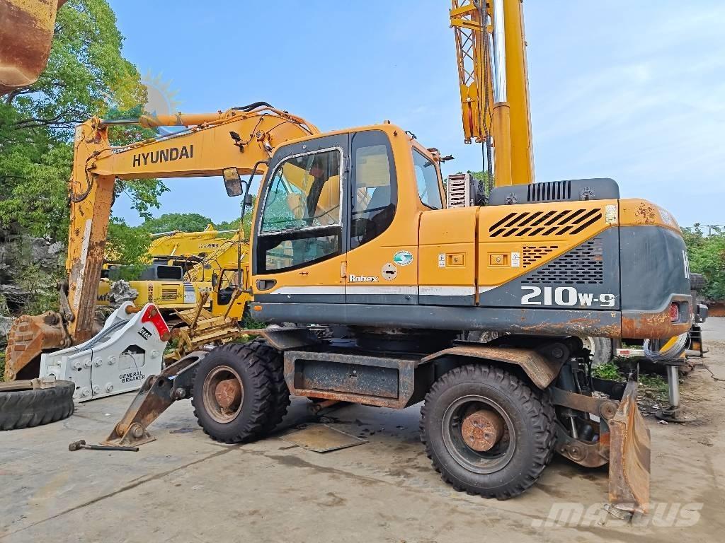 Hyundai Robex 210W-9 Kolesové rýpadlá