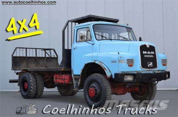 MAN 16.192 HAK Plošinové nákladné automobily/nákladné automobily so sklápacími bočnicami