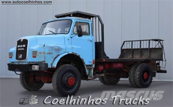 MAN 16.192 HAK Plošinové nákladné automobily/nákladné automobily so sklápacími bočnicami