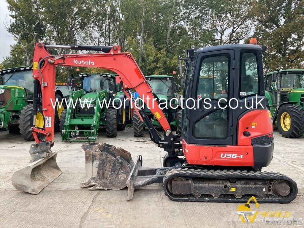 Kubota U 36-4 Mini rýpadlá < 7t