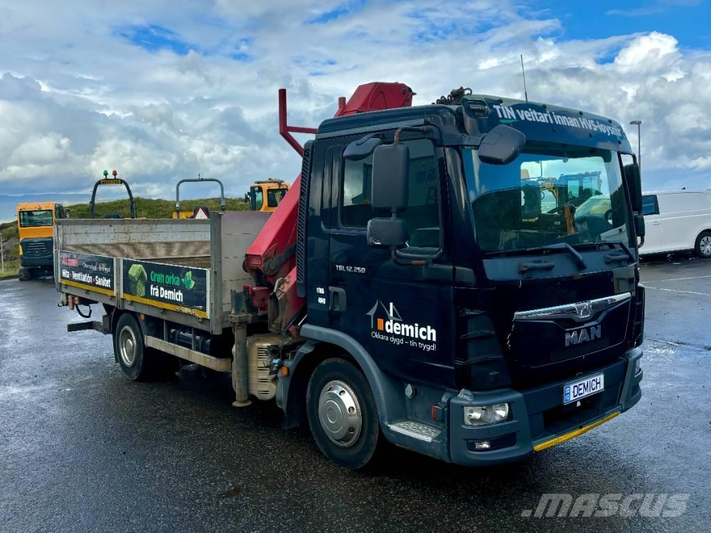 MAN TGL 12.250 Autožeriavy, hydraulické ruky