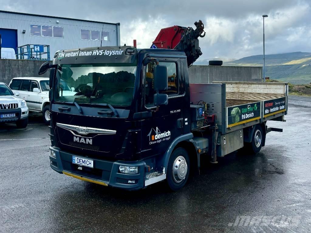 MAN TGL 12.250 Autožeriavy, hydraulické ruky