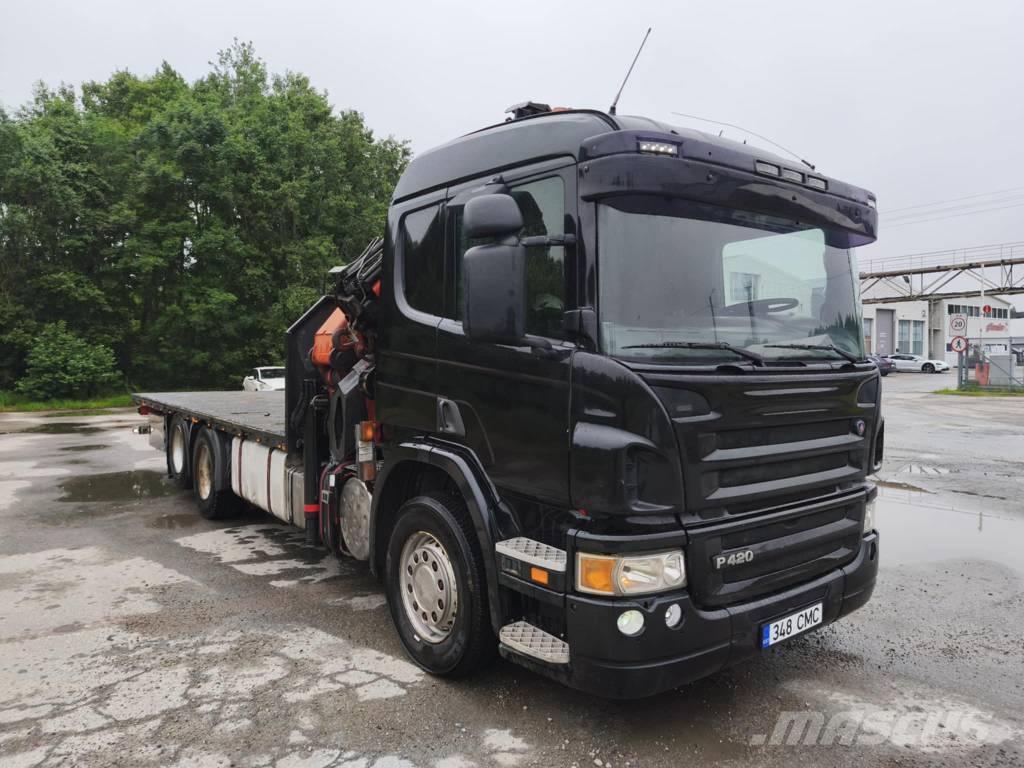 Scania P 420 Autožeriavy, hydraulické ruky