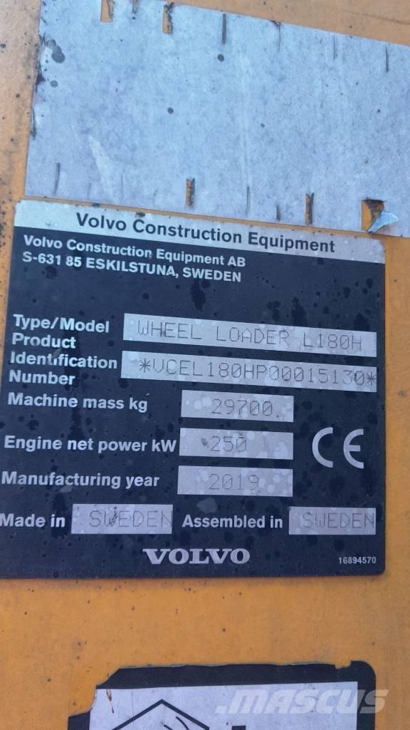 Volvo L 180 H Kolesové nakladače