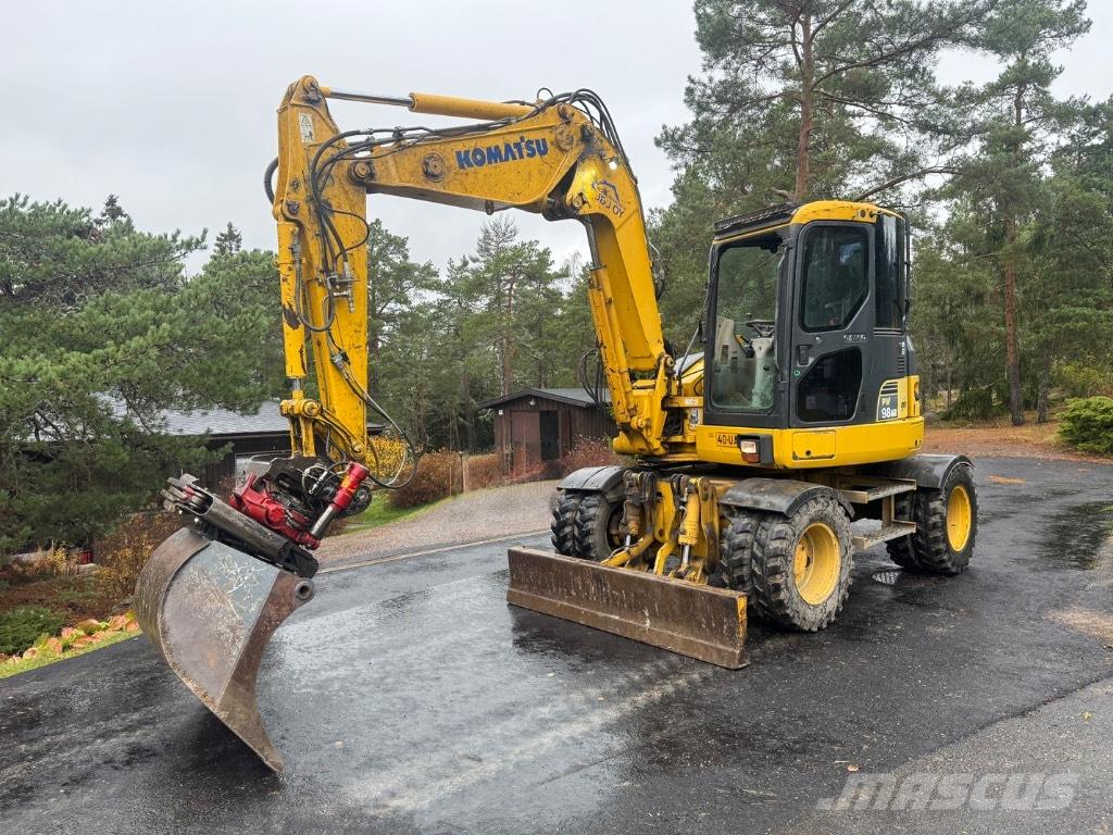 Komatsu PW 98 MR-6 Kolesové rýpadlá